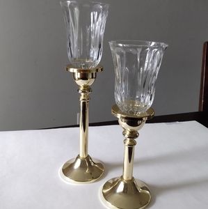 Godinger Silver Art Co LTD candlesticks